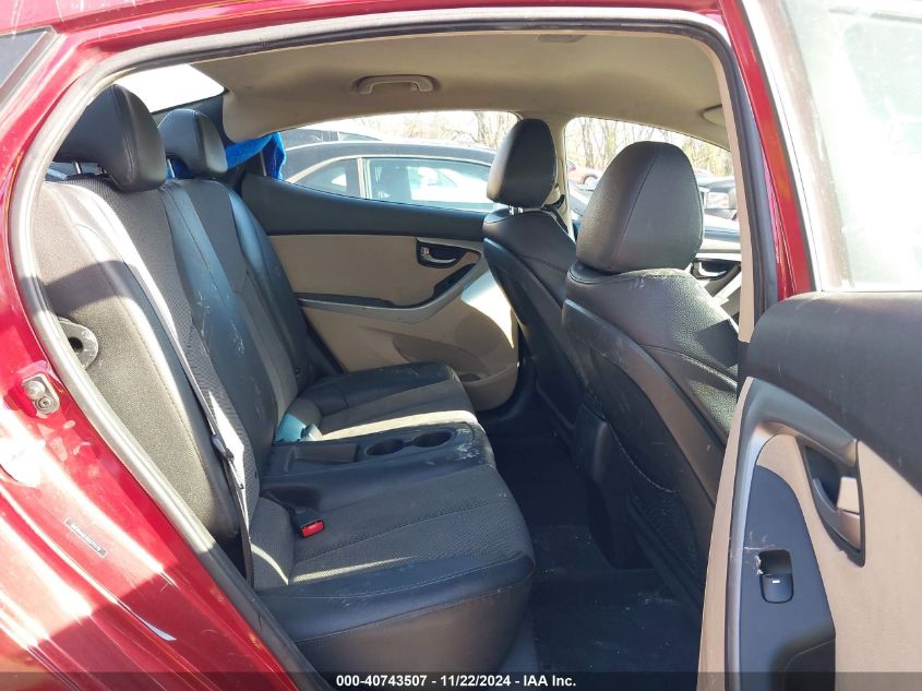 2016 HYUNDAI ELANTRA VIN: 5NPDH4AE4GH771179