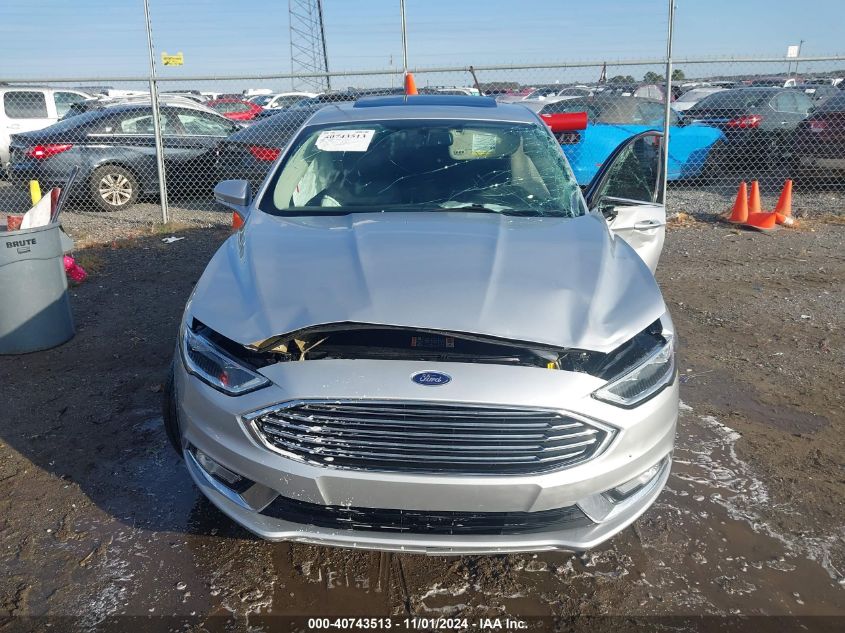 2017 Ford Fusion Se VIN: 3FA6P0HD4HR118826 Lot: 40743513