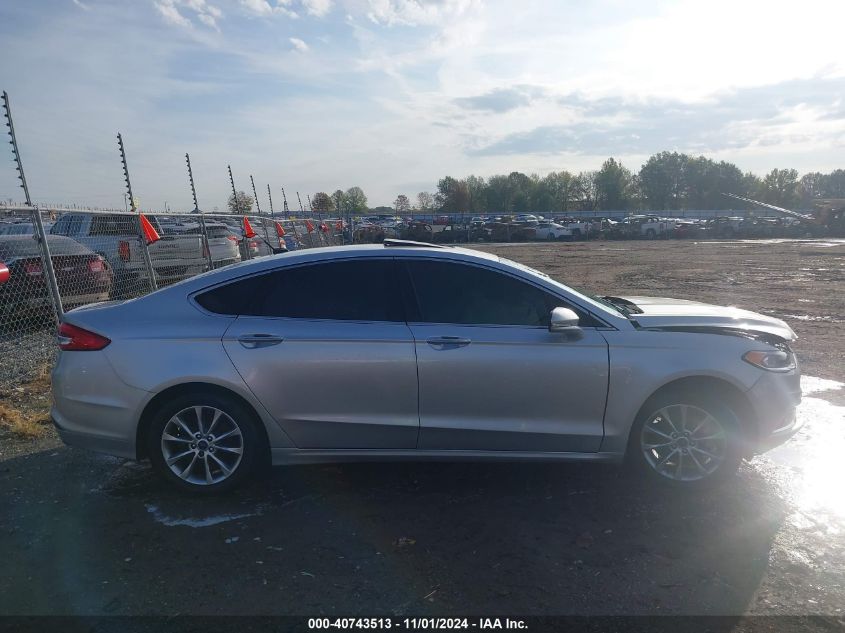 2017 Ford Fusion Se VIN: 3FA6P0HD4HR118826 Lot: 40743513