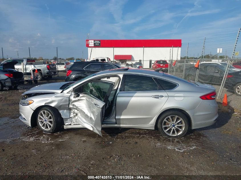 2017 FORD FUSION SE - 3FA6P0HD4HR118826