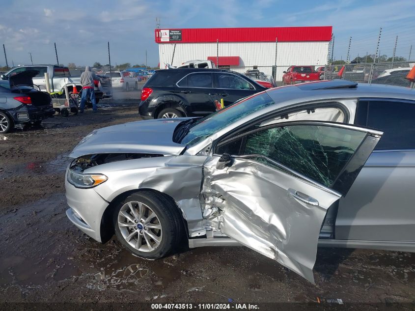 2017 FORD FUSION SE - 3FA6P0HD4HR118826