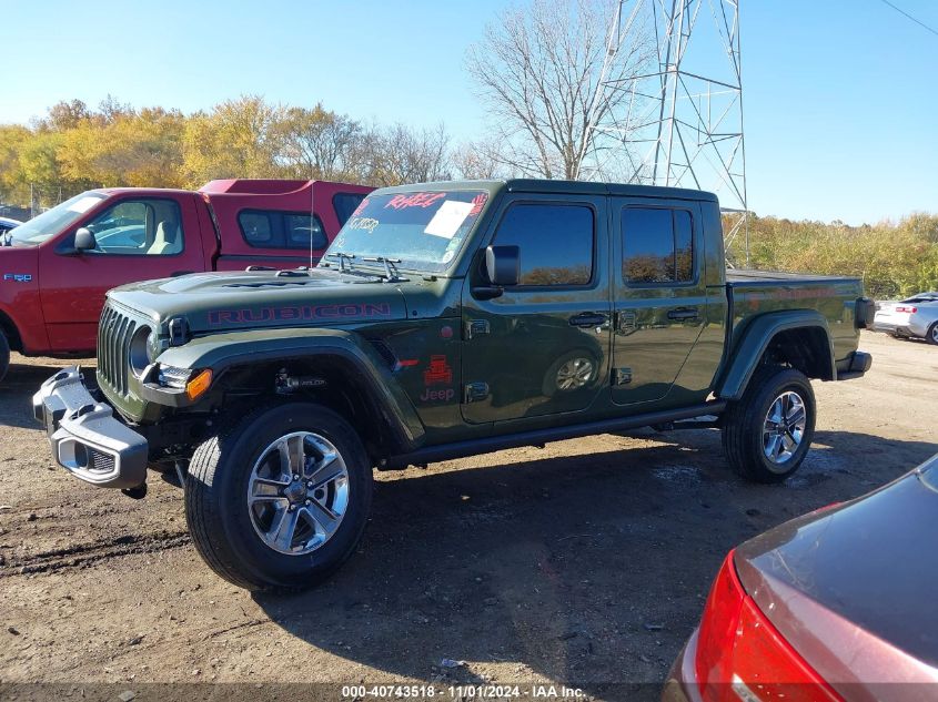 2023 Jeep Gladiator Rubicon 4X4 VIN: 1C6JJTBG7PL544945 Lot: 40743518