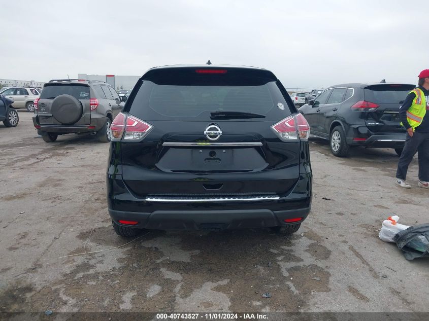 2016 Nissan Rogue S VIN: 5N1AT2MT6GC837898 Lot: 40743527