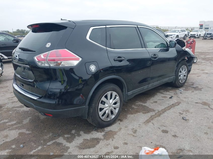 VIN 5N1AT2MT6GC837898 2016 Nissan Rogue, S no.4