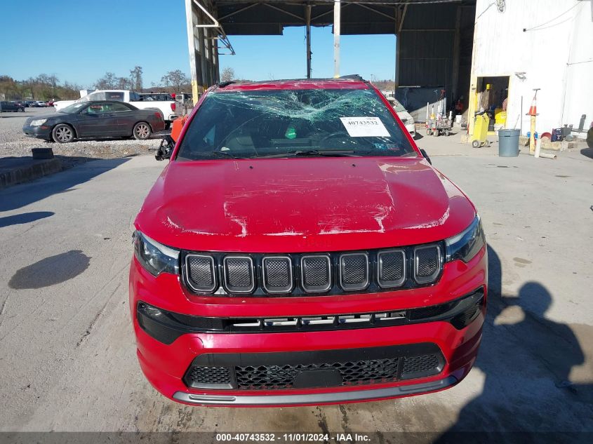 2022 Jeep Compass (Red) Edition 4X4 VIN: 3C4NJDCB6NT237190 Lot: 40743532