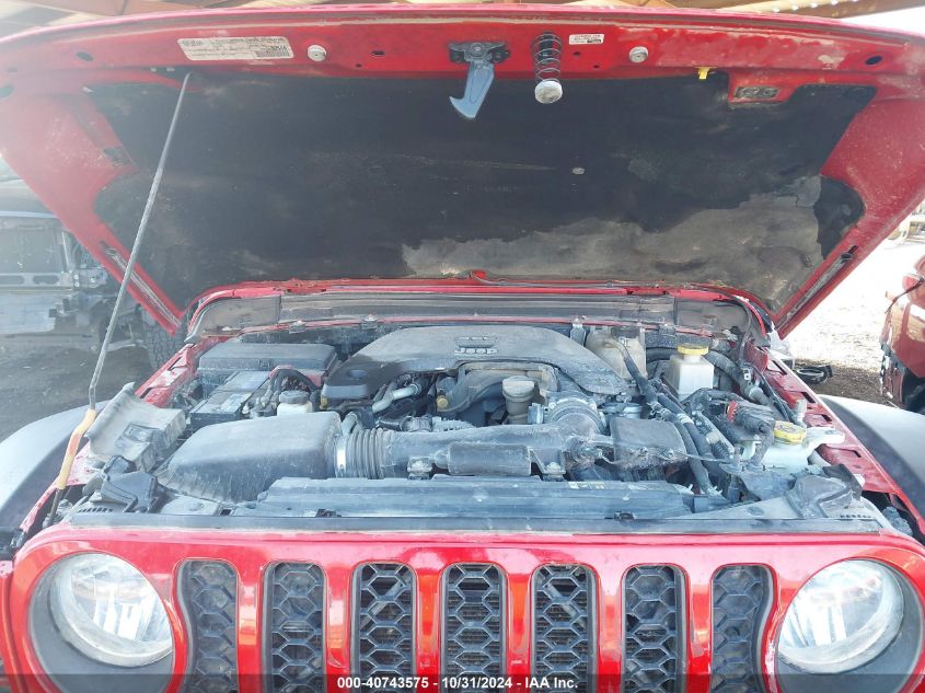 2020 Jeep Gladiator Rubicon 4X4 VIN: 1C6JJTBG2LL184137 Lot: 40743575