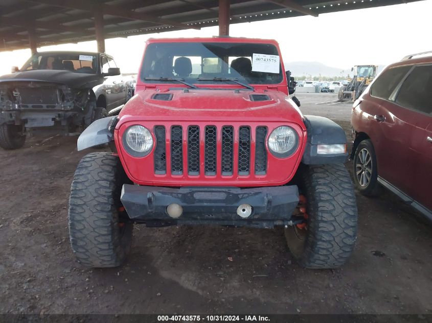 2020 Jeep Gladiator Rubicon 4X4 VIN: 1C6JJTBG2LL184137 Lot: 40743575