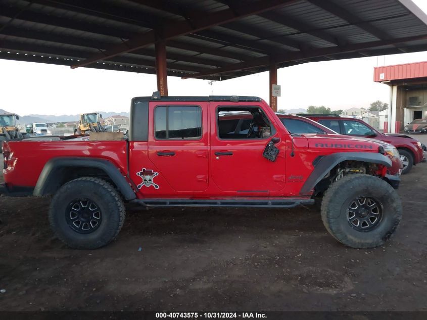 2020 Jeep Gladiator Rubicon 4X4 VIN: 1C6JJTBG2LL184137 Lot: 40743575