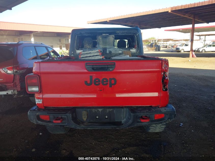 2020 Jeep Gladiator Rubicon 4X4 VIN: 1C6JJTBG2LL184137 Lot: 40743575