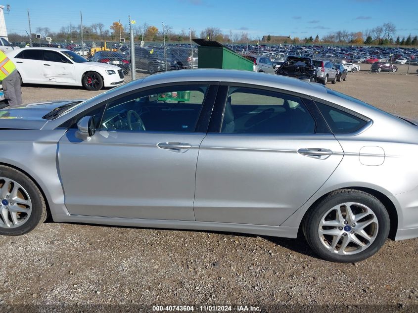 2016 Ford Fusion Se VIN: 3FA6P0H7XGR299228 Lot: 40743604