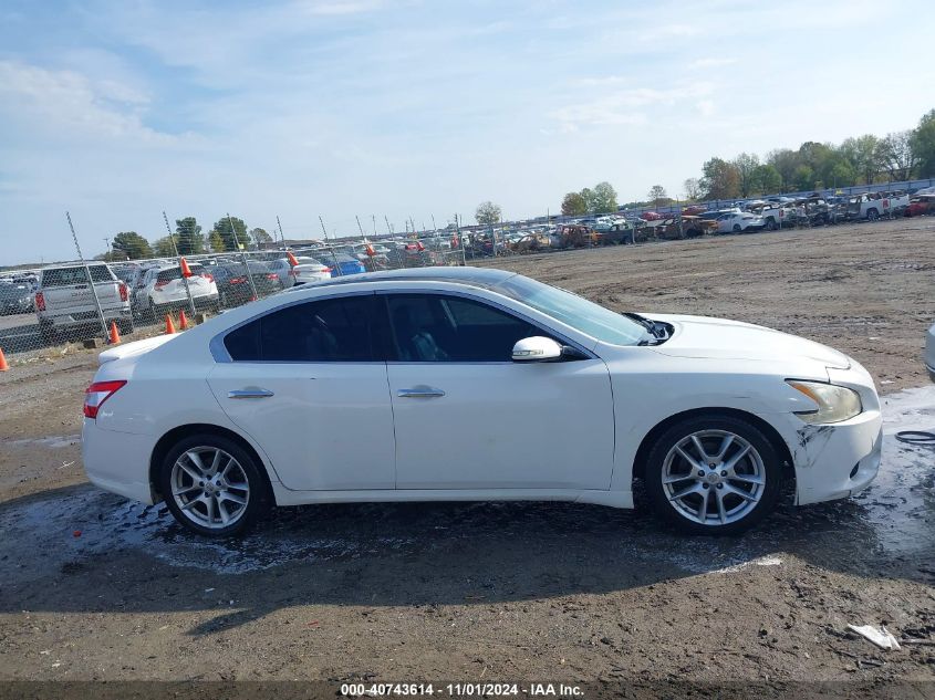 2009 Nissan Maxima 3.5 Sv VIN: 1N4AA51E99C857475 Lot: 40743614