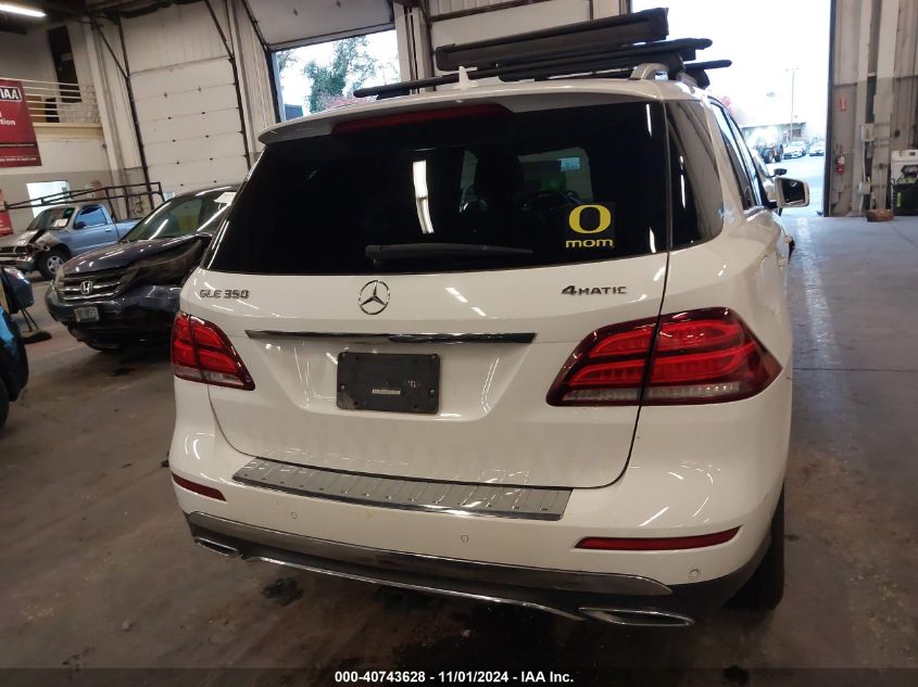 2018 Mercedes-Benz Gle 350 4Matic VIN: 4JGDA5HB0JB029582 Lot: 40743628