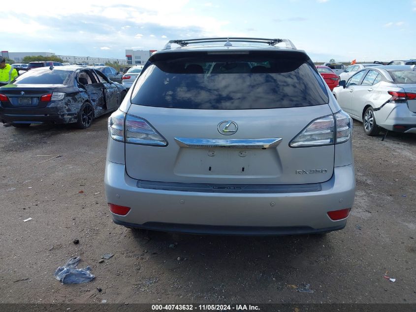 2011 Lexus Rx 350 VIN: 2T2ZK1BA5BC051804 Lot: 40743632