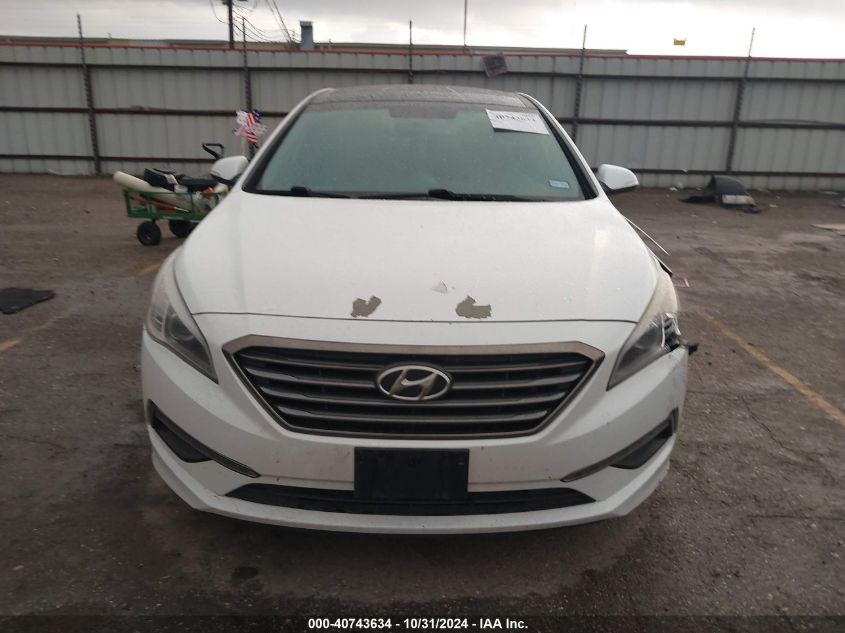 2015 Hyundai Sonata Limited VIN: 5NPE34AF6FH028565 Lot: 40743634