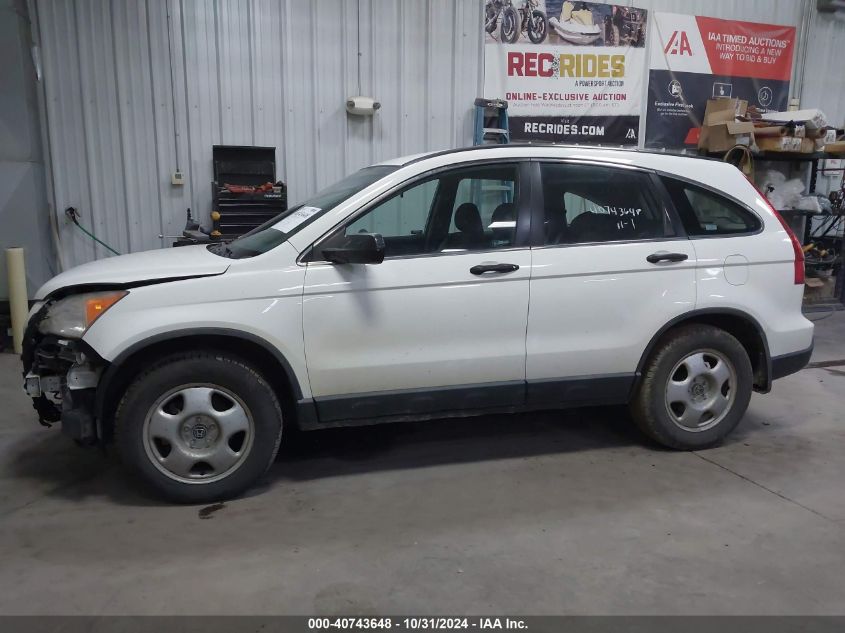 2009 Honda Cr-V Lx VIN: 5J6RE48399L011633 Lot: 40743648