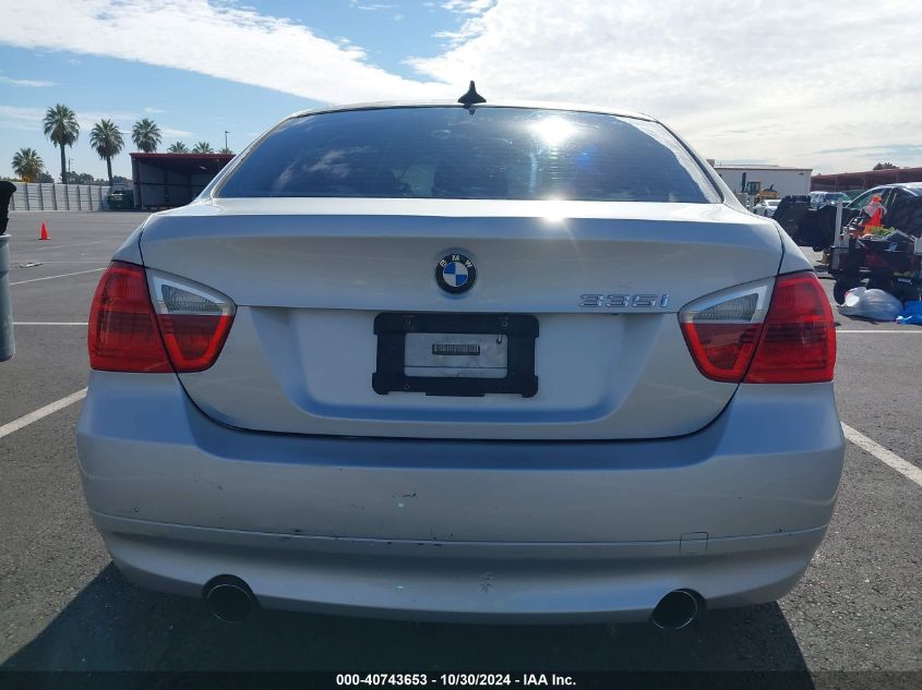 2007 BMW 335I VIN: WBAVB73547VF53179 Lot: 40743653