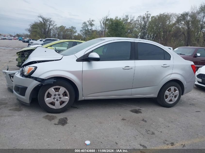 2013 Chevrolet Sonic Ls Auto VIN: 1G1JA5SH3D4156722 Lot: 40743668