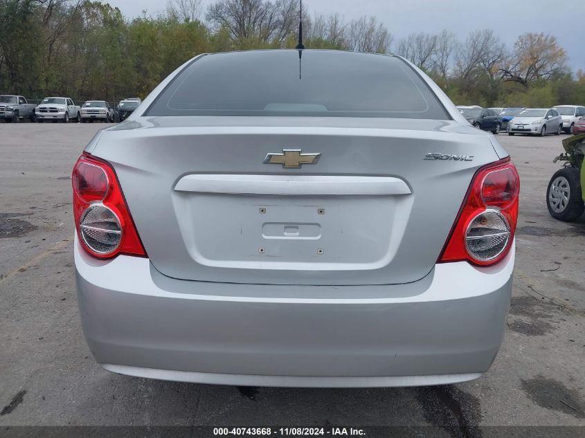 2013 Chevrolet Sonic Ls Auto VIN: 1G1JA5SH3D4156722 Lot: 40743668