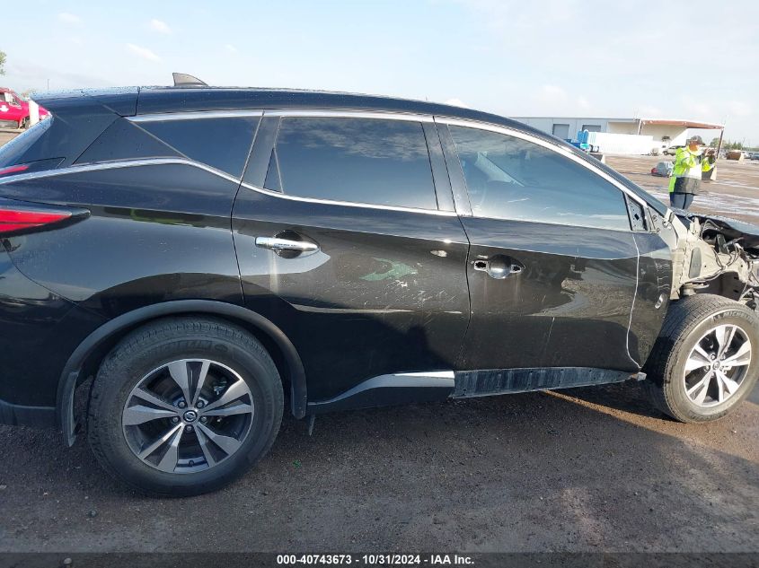 2022 Nissan Murano S Fwd VIN: 5N1AZ2AJ4NC114081 Lot: 40743673