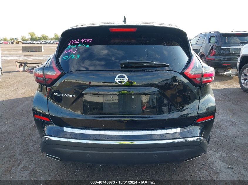 2022 Nissan Murano S Fwd VIN: 5N1AZ2AJ4NC114081 Lot: 40743673