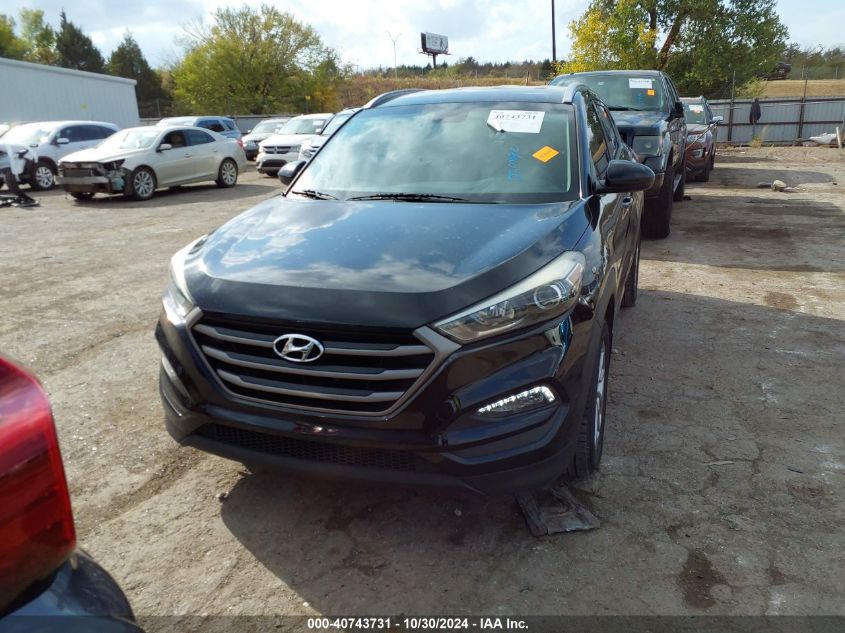 2016 Hyundai Tucson Se VIN: KM8J33A45GU182114 Lot: 40743731