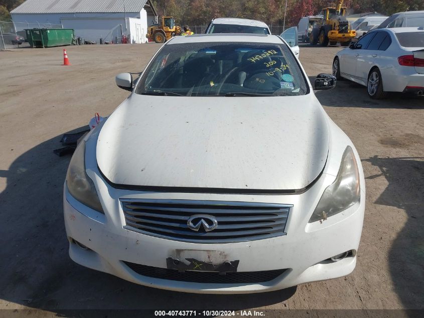 2012 Infiniti G37X VIN: JN1CV6EL8CM472144 Lot: 40743771