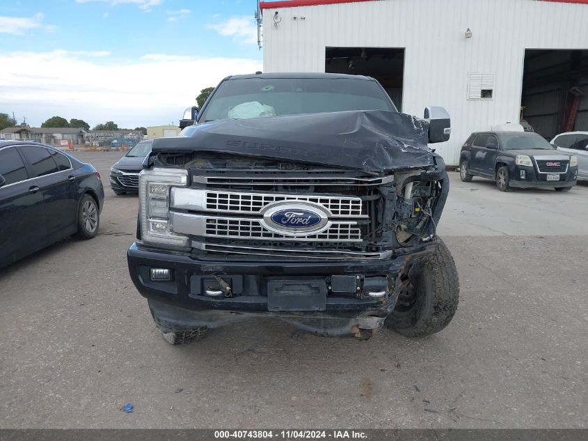 2018 Ford F-250 Platinum VIN: 1FT7W2BT2JEB58330 Lot: 40743804