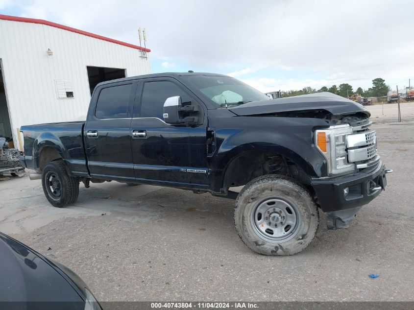 2018 Ford F-250 Platinum VIN: 1FT7W2BT2JEB58330 Lot: 40743804