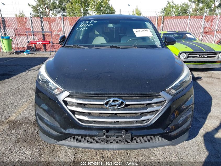 2017 Hyundai Tucson Se VIN: KM8J23A45HU378333 Lot: 40743819