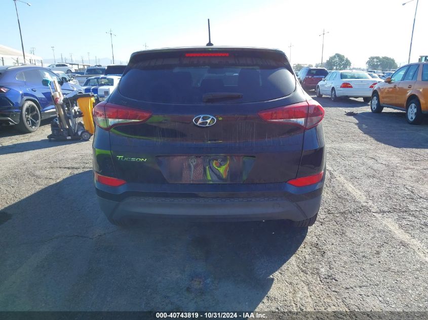 2017 Hyundai Tucson Se VIN: KM8J23A45HU378333 Lot: 40743819