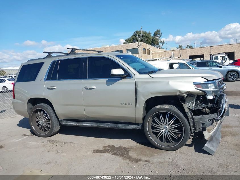 2015 Chevrolet Tahoe Lt VIN: 1GNSKBKC9FR592855 Lot: 40743822