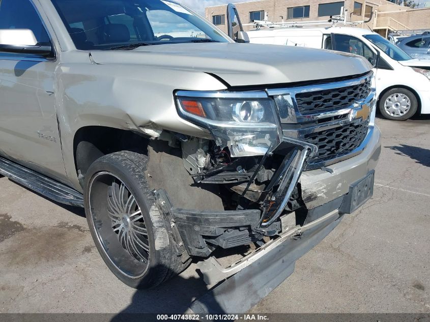 2015 Chevrolet Tahoe Lt VIN: 1GNSKBKC9FR592855 Lot: 40743822