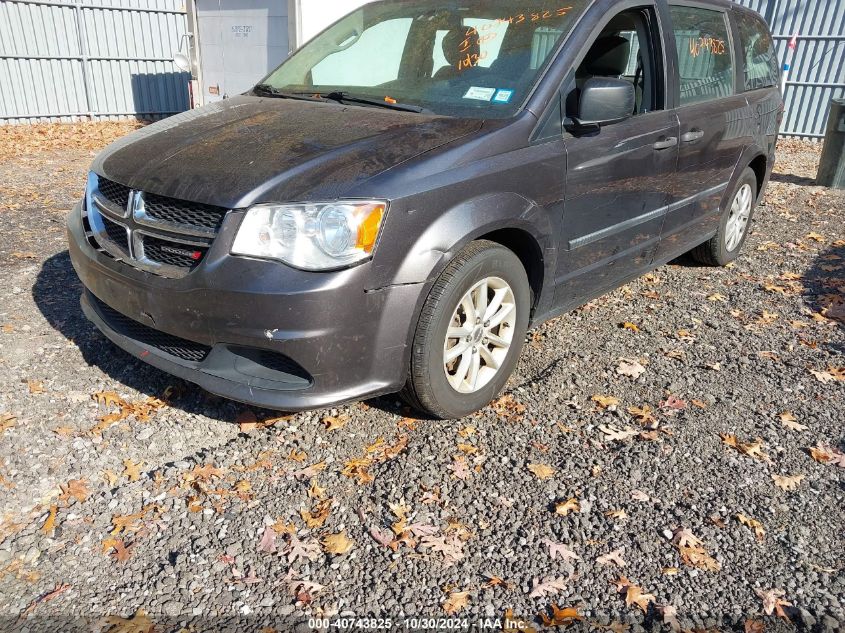 2016 Dodge Grand Caravan American Value Pkg VIN: 2C4RDGBG0GR336259 Lot: 40743825