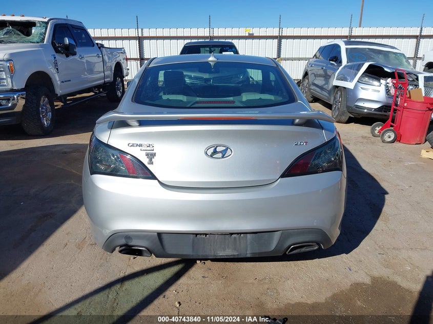 2013 HYUNDAI GENESIS 2.0T PREMIUM - KMHHT6KDXDU099918