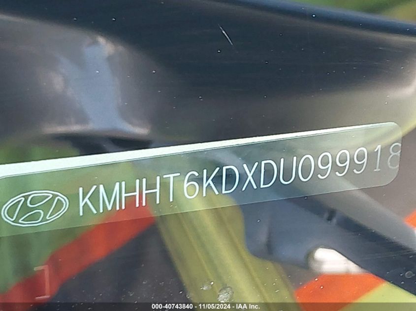 2013 HYUNDAI GENESIS 2.0T PREMIUM - KMHHT6KDXDU099918