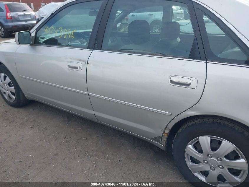 2002 Toyota Avalon Xl VIN: 4T1BF28B22U232129 Lot: 40743846