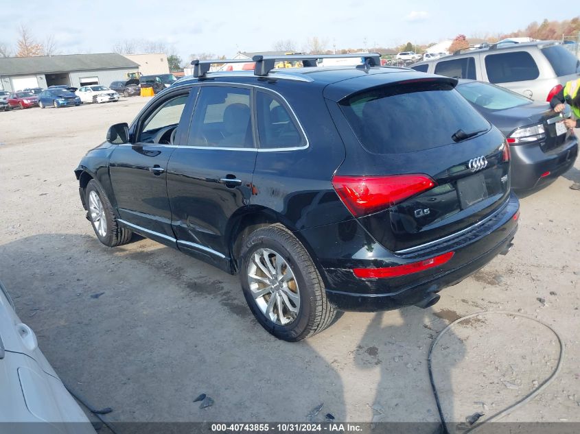 2017 Audi Q5 2.0T Premium VIN: WA1C2AFP2HA023555 Lot: 40743855