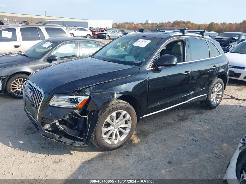 2017 Audi Q5 2.0T Premium VIN: WA1C2AFP2HA023555 Lot: 40743855