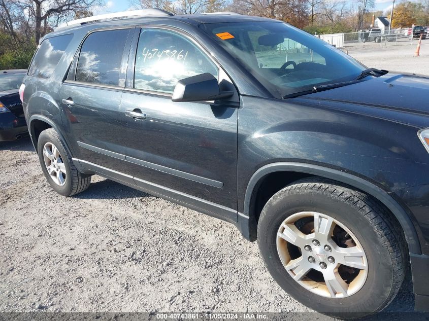 2011 GMC Acadia Sl VIN: 1GKKRNED3BJ308126 Lot: 40743861