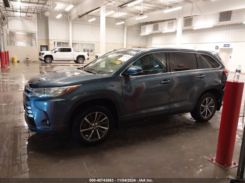 2017 TOYOTA HIGHLANDER XLE - 5TDJZRFH9HS407190