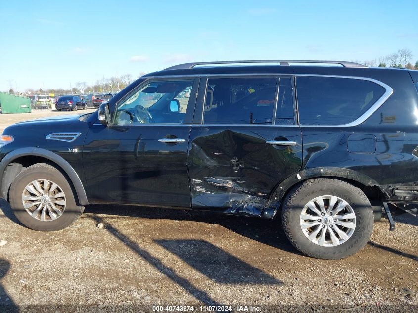 2017 Nissan Armada Sv VIN: JN8AY2NC2H9508428 Lot: 40743874