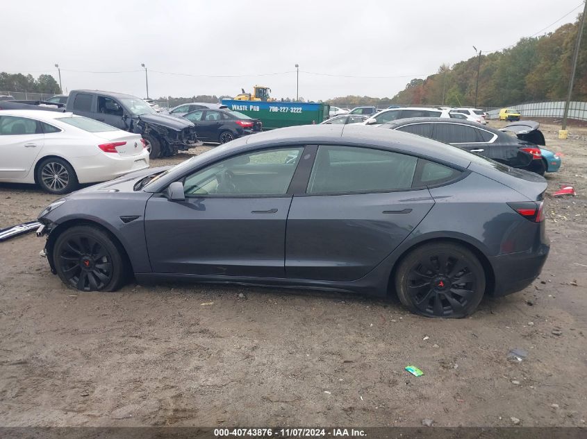 2022 Tesla Model 3 Rear-Wheel Drive VIN: 5YJ3E1EA8NF301114 Lot: 40743876