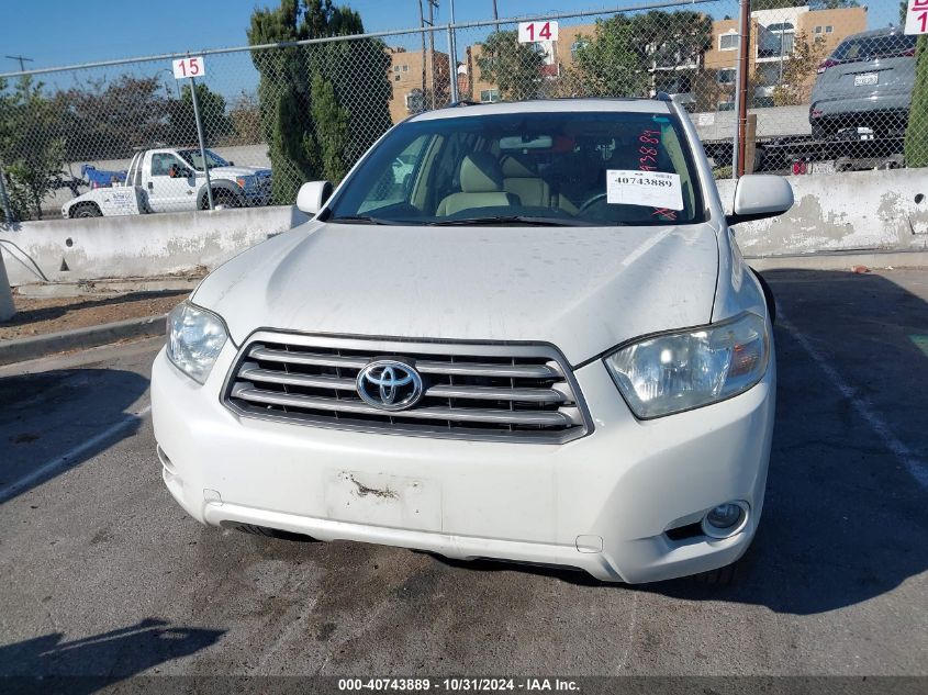 2010 Toyota Highlander Se V6 VIN: 5TDKK3EH0AS006284 Lot: 40743889