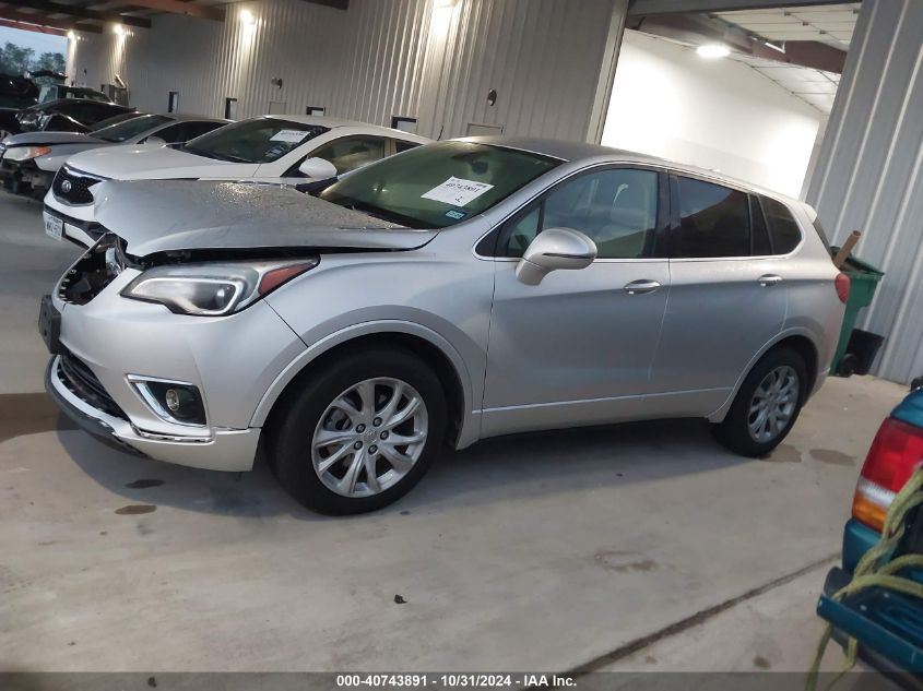 2019 Buick Envision Fwd Preferred VIN: LRBFXBSAXKD022735 Lot: 40743891