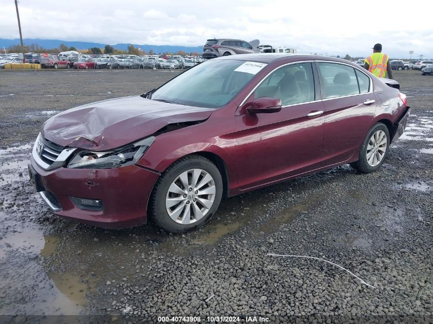 VIN 1HGCR2F80EA177646 2014 Honda Accord, Ex-L no.2