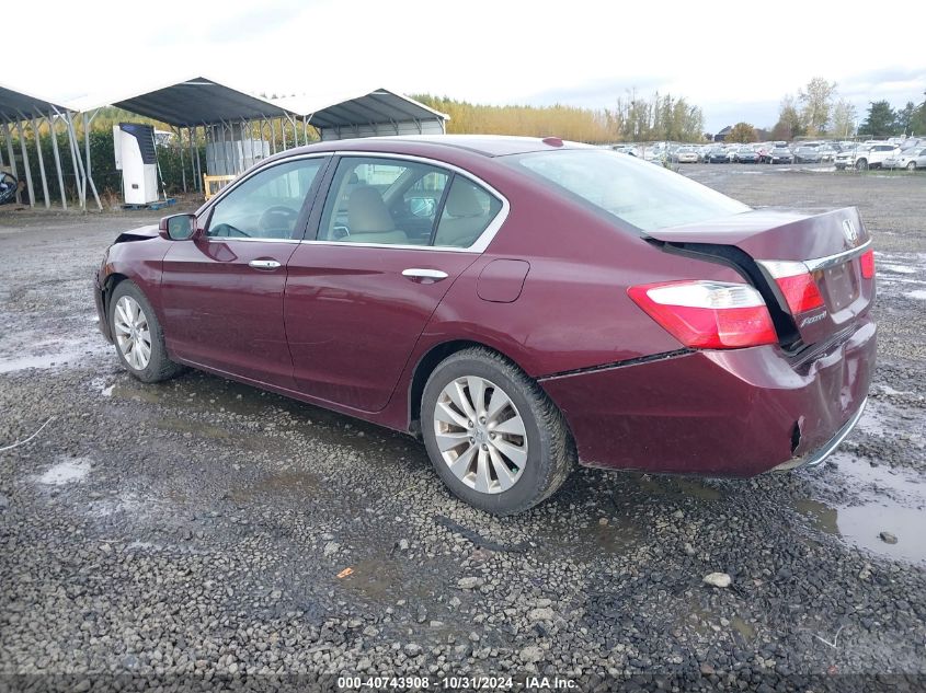 VIN 1HGCR2F80EA177646 2014 Honda Accord, Ex-L no.3