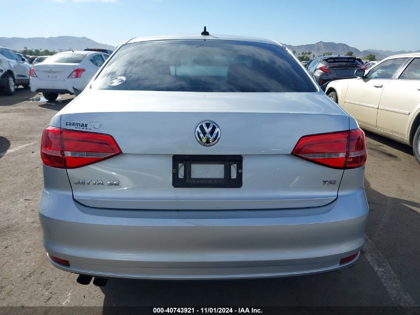 2015 Volkswagen Jetta 1.8T Se VIN: 3VWD07AJ7FM254227 Lot: 40743921