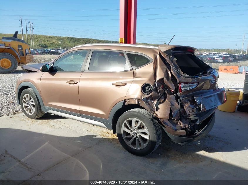 2017 Hyundai Tucson Se VIN: KM8J33A48HU334985 Lot: 40743929