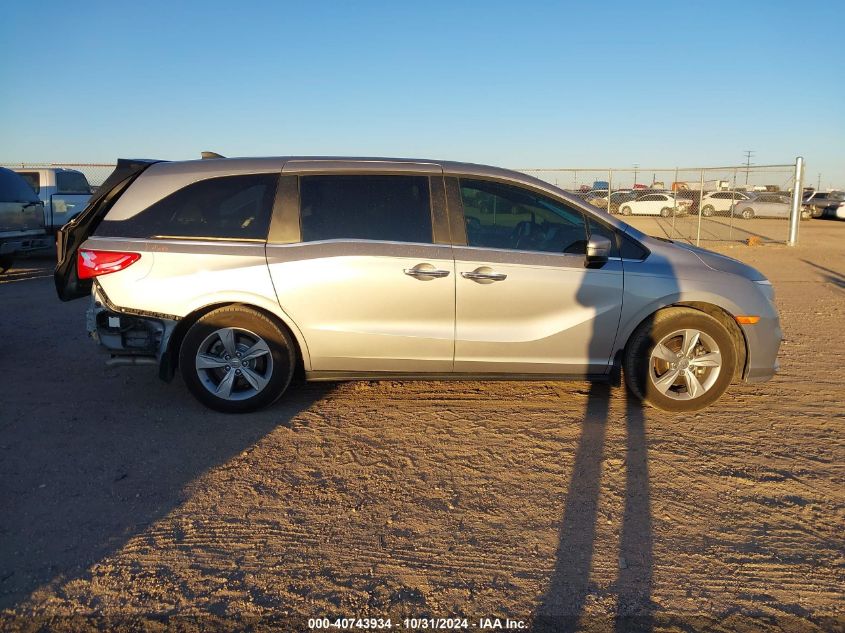 2018 Honda Odyssey Ex-L VIN: 5FNRL6H7XJB012808 Lot: 40743934