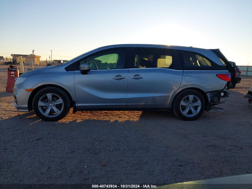 2018 Honda Odyssey Ex-L VIN: 5FNRL6H7XJB012808 Lot: 40743934